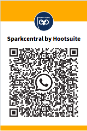 کد QR قابل اسکن Sparkcentral توسط Hootsuite