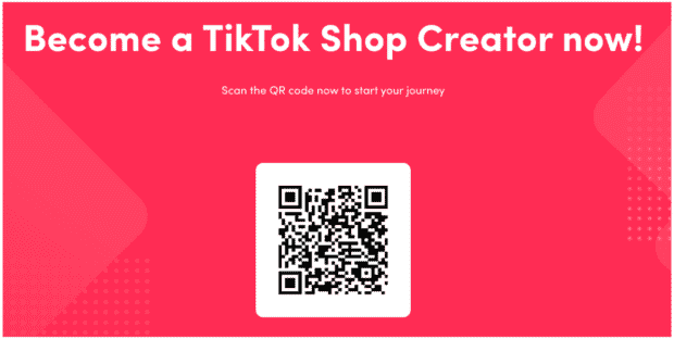 اکنون یک کد QR خالق فروشگاه TikTok شوید