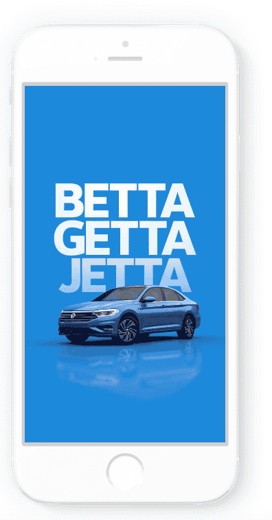 VW آگهی Betta Getta Jetta مینی ماشین