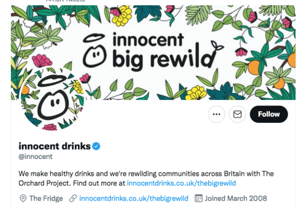 نوشیدنی‌های بی‌گناه، نوشیدنی‌های سالم زیستی و جوامع را در سراسر بریتانیا سرگردان می‌کنند