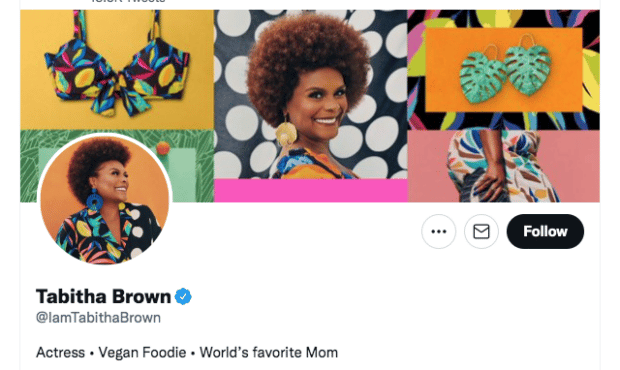 تابیتا براون بازیگر وگان غذاخوری مادر مورد علاقه جهان